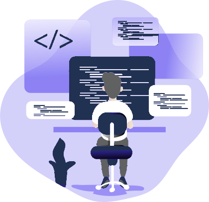 Guy Doing Coding